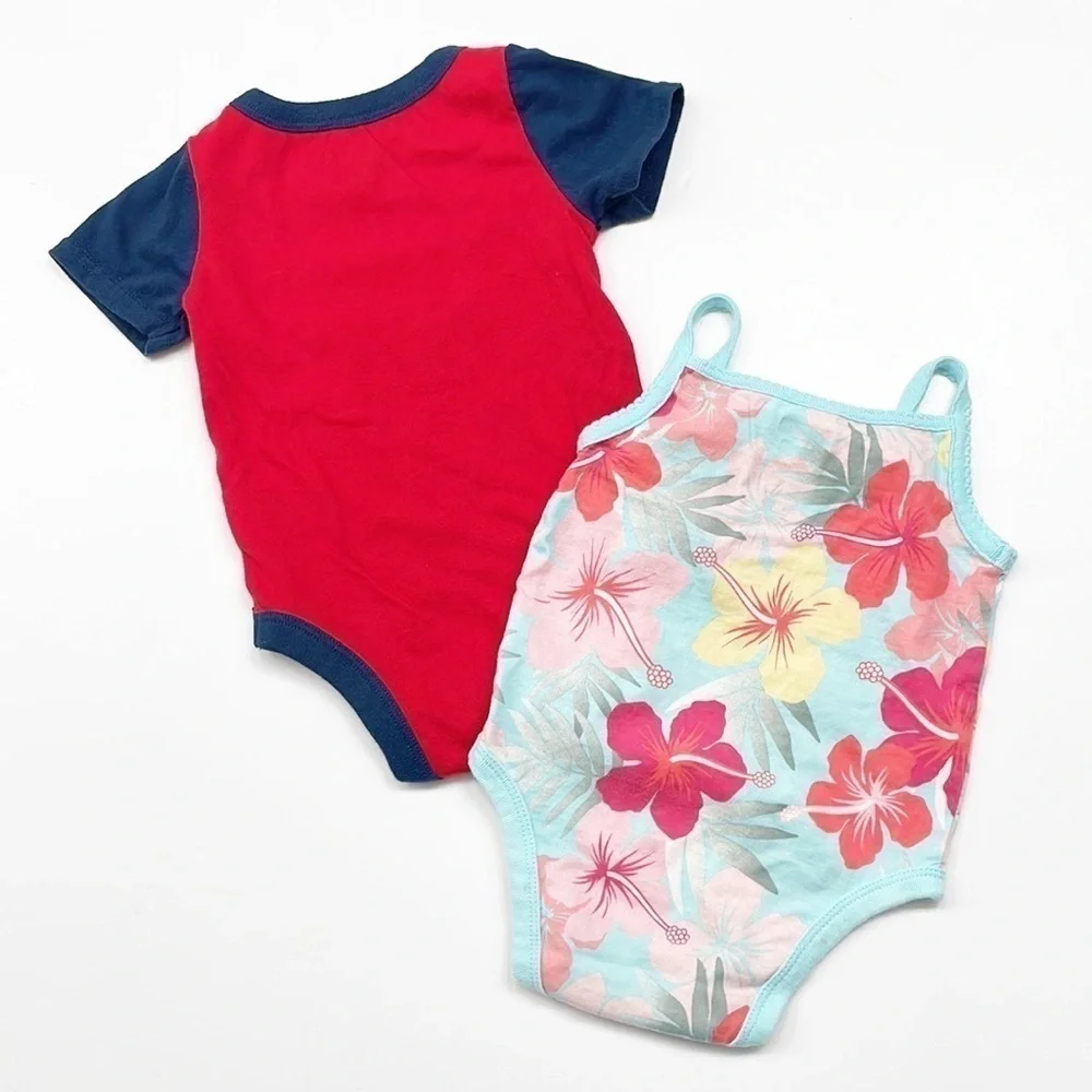 Celebrate! & Garanimals 2 piece baby girls bodysuits